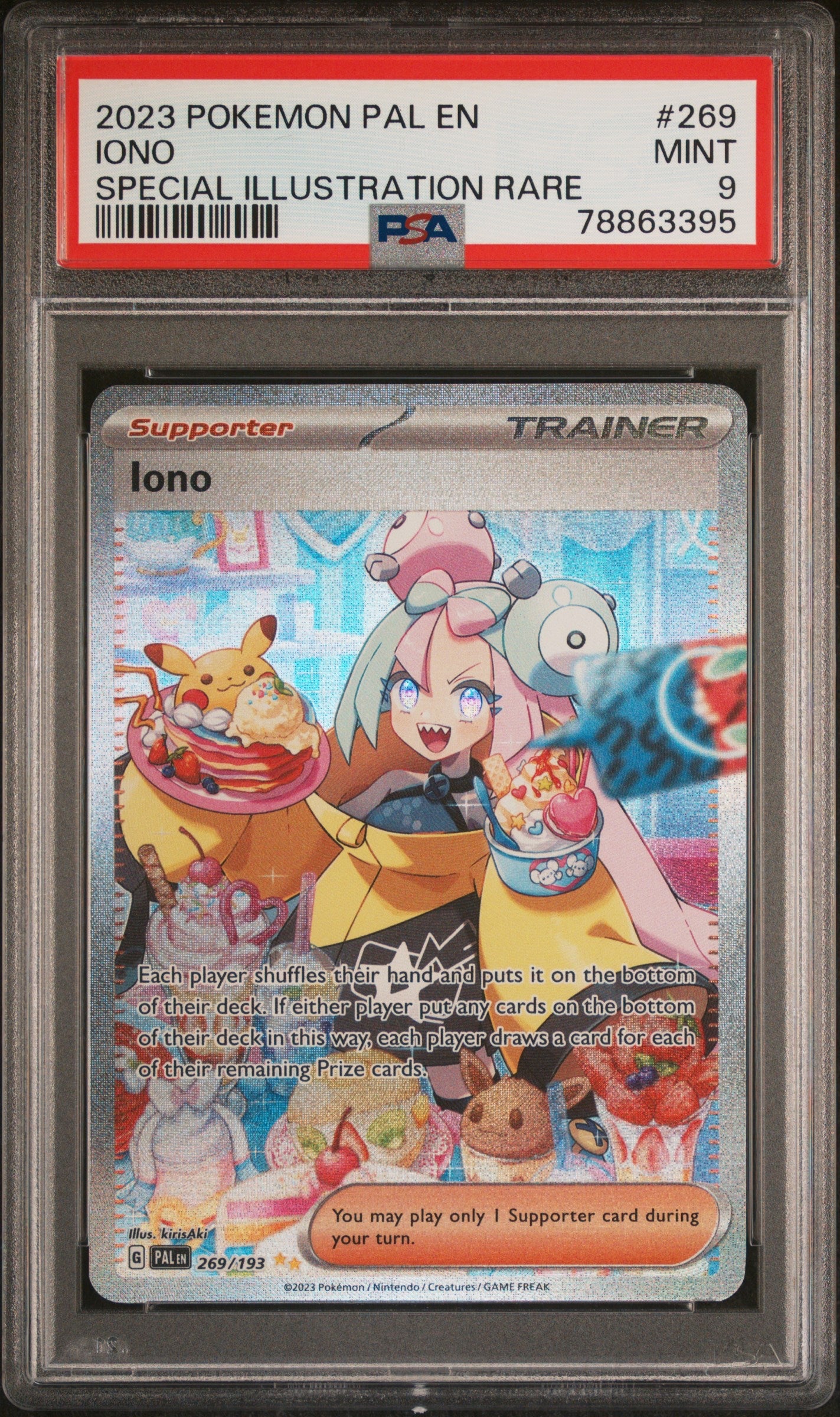 Iono Special Illustration Rare 269/193 (PSA 9)