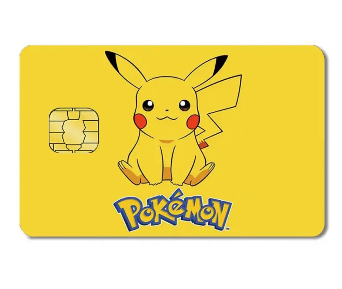 Pikachu Credit Card Decal